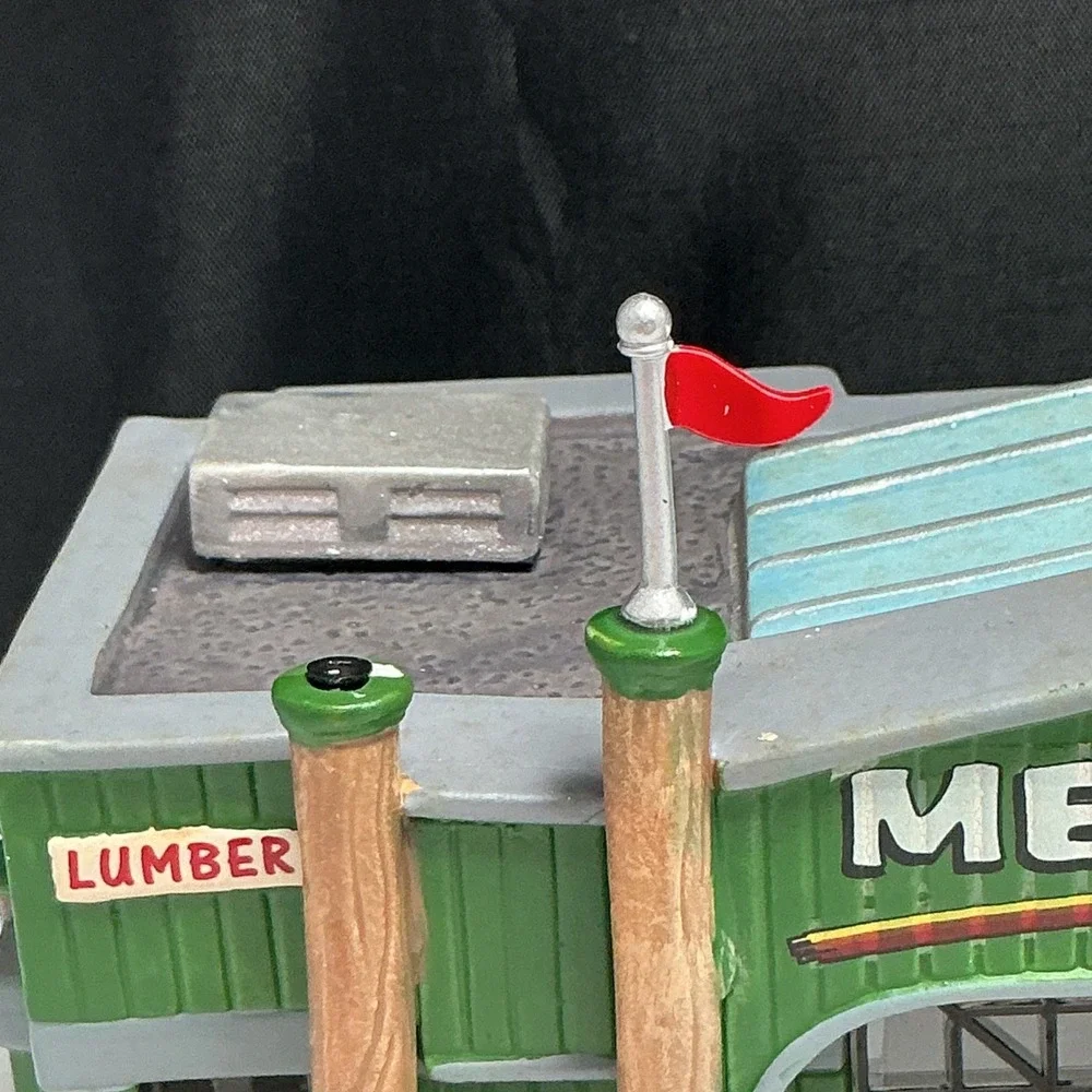 Rare Lemax MENARDS Store Building Rare 2006 w Light Cord No Box Read Description